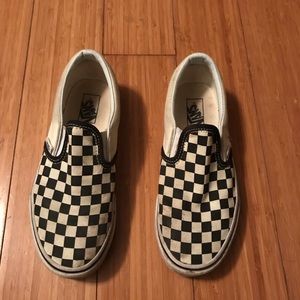 Vans slip ons. Worn twice!